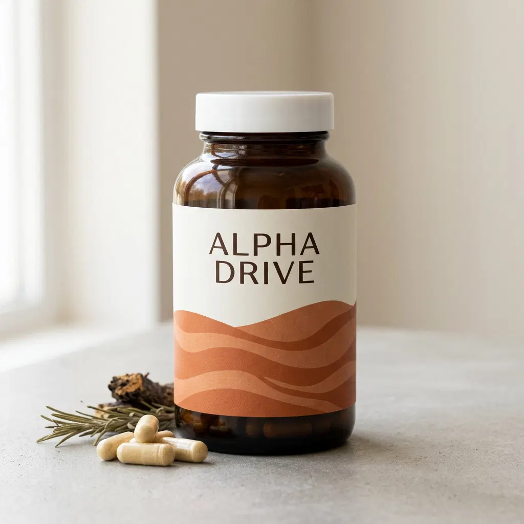 Alpha Drive -ravintolisäpurkki